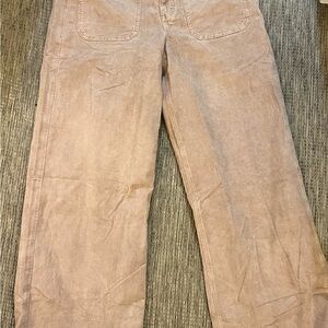 American Eagle Outfitters Wide Leg Pants in Tan